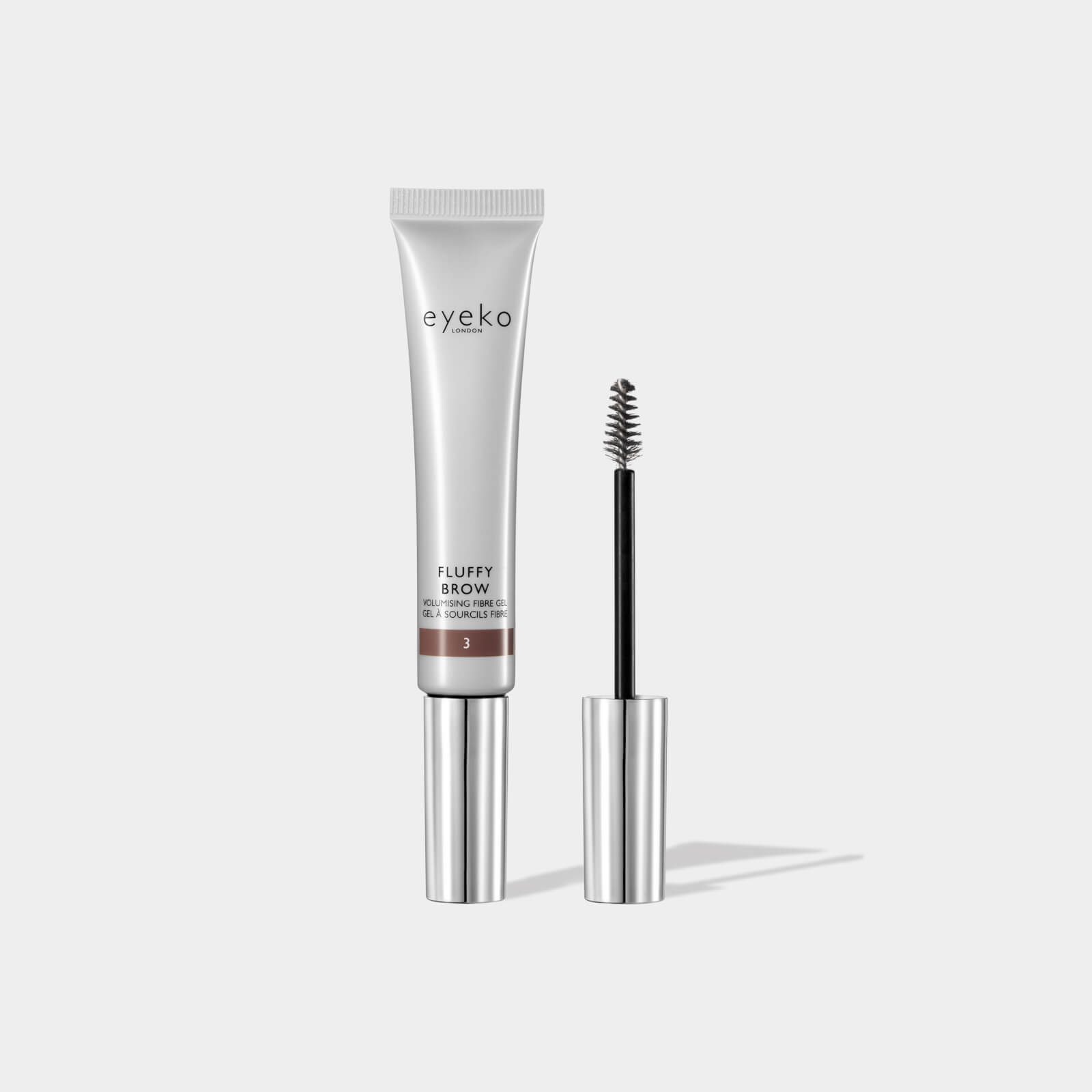 Eyeko Fluffy Brow Volumising Fibre Gel (various Shades) - 3 - Medium Brown
