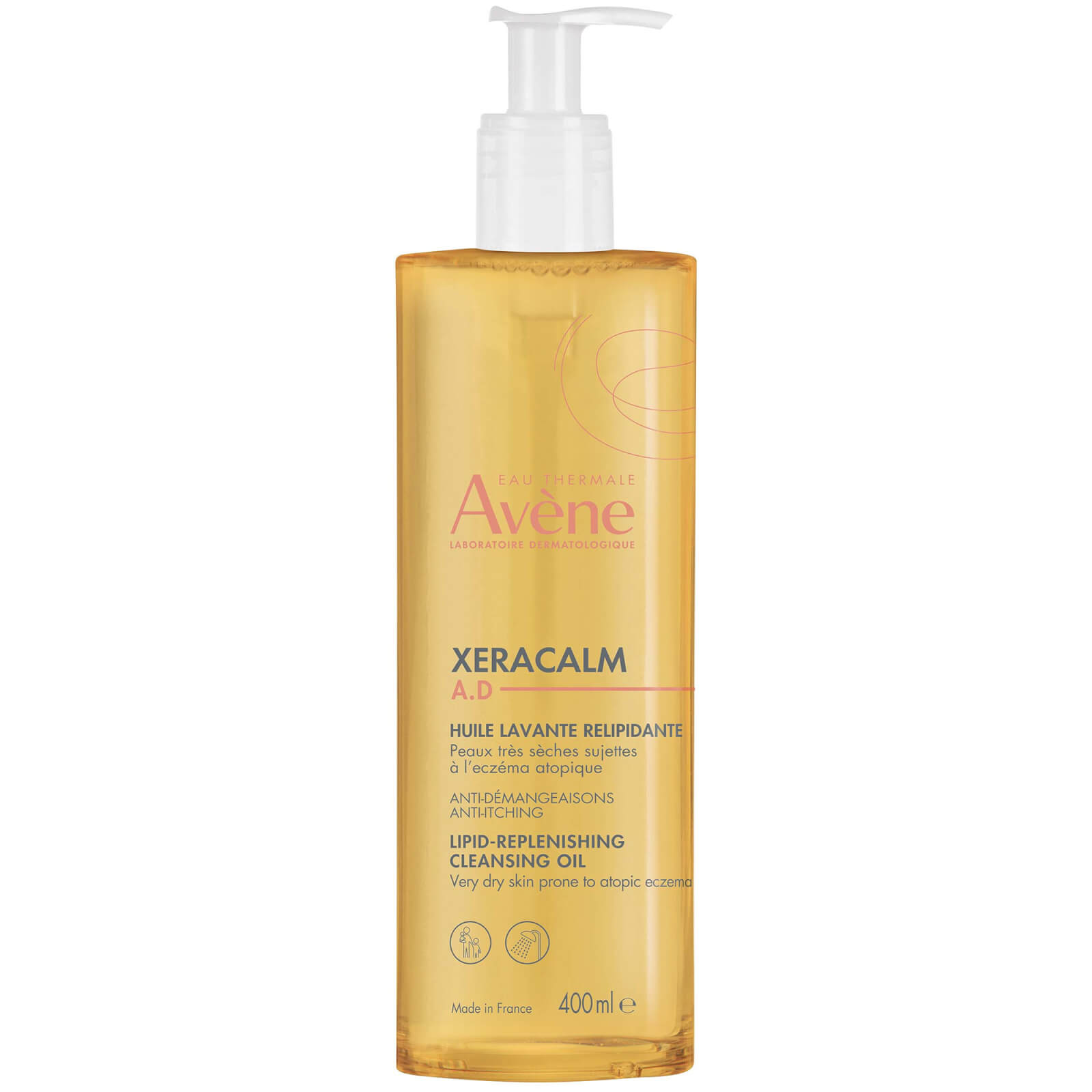 Avene Xeracalm A.d Lipid-replenishing Cleansing Oil 13.5 Fl.oz. In Yellow